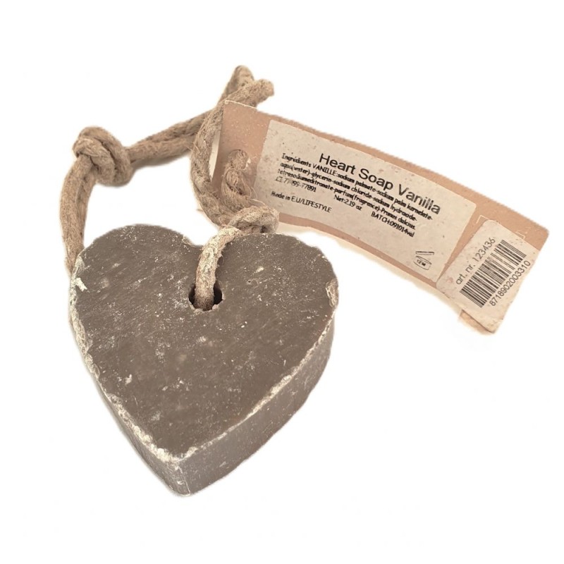 Savon Cœur Gris  Braxton Vanille