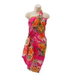 Foulard ou paréo imprimé floral Création Palm