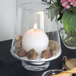 Vase terrarium photophore