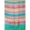 Foulard avec imprimé géométrique et étoiles en strass  - Création Palm