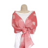 Foulard Rose à motifs de scarabées