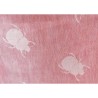 Foulard Rose à motifs de scarabées