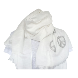 Foulard Blanc 4 Symboles de...