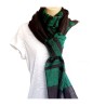 Foulard Fanos gris/vert - Dana Esteline