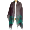 Foulard Fanos gris/vert - Dana Esteline