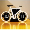 Horloge forme vélo chiffres rotatifs