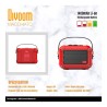 Enceinte Bluetooth rouge Divoom Macchiato