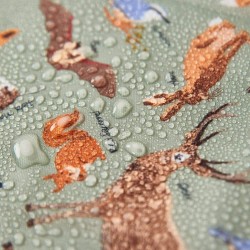 Sac cabas pliable vert Animaux de la foret – Eco Chic