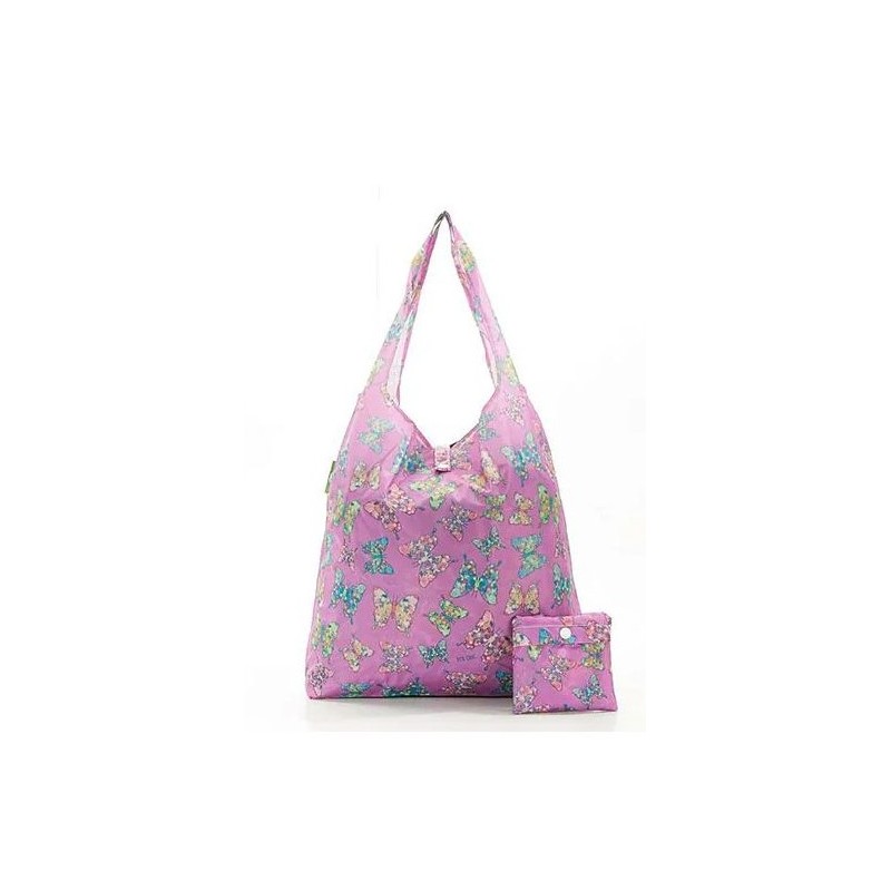 Sac cabas pliable Lila "Papillons" – Eco Chic