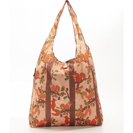 Sac cabas pliable orange "Écureuils " – Eco Chic