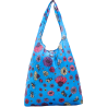 Sac cabas pliable bleu "Abeilles" – Eco Chic
