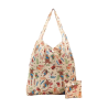 Sac cabas pliable beige "Hiboux" – Eco Chic