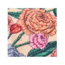 Sac cabas pliable Beige "Pivoines" – Eco Chic