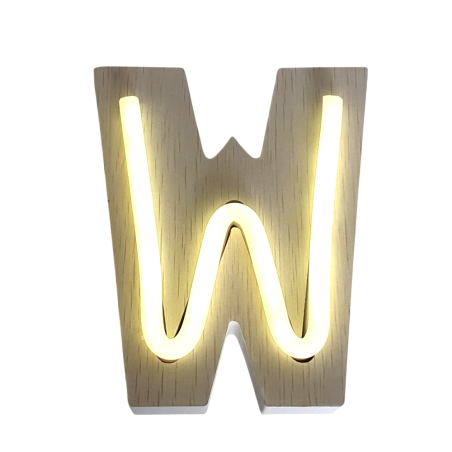 W- LETTRE NÉON