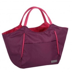 Petit Sac trapèze "Bonbon" Coaban Violet réversible rose