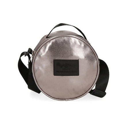 Sac bandoulière rond April gris bronze – Pepe Jeans