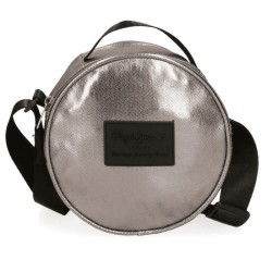 Sac bandoulière rond April gris bronze – Pepe Jeans