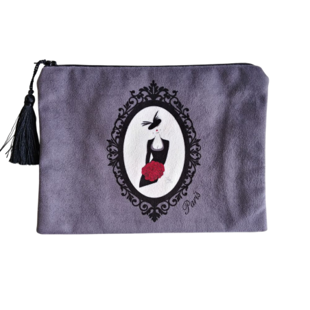 Petite Pochette Grise "La vie en Do"