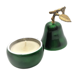 Porte-lumignon poire en métal- D.L.& Co