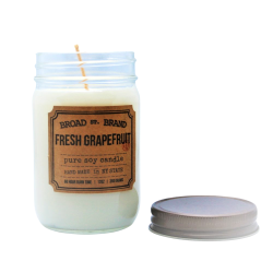 Bougie Broad St Brand – Fresh Grapefruit