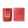 Bougie parfumée Ambre et Lis Home Aroma rouge