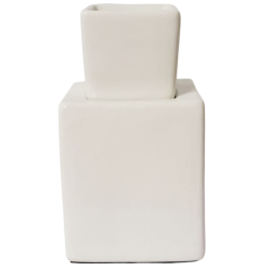 Brûle-parfum en céramique blanche - Autour du Parfum