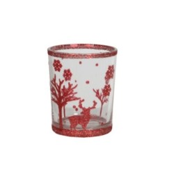 Photophore Renne Rouge