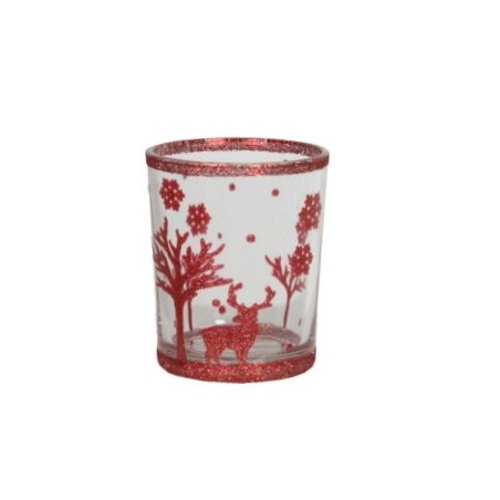 Photophore Renne Rouge
