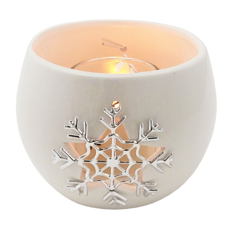 Photophore Globe Flocon de Neige - Goose Creek