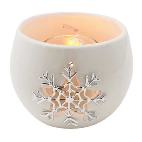 Photophore Globe Flocon de Neige - Goose Creek