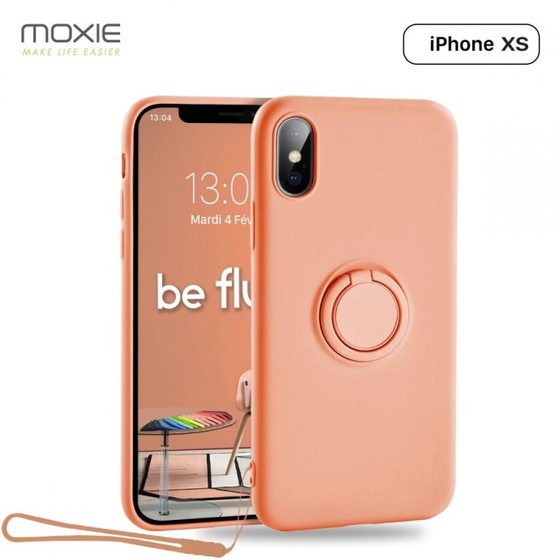 Coque iPhone XR BeFluo Orange - Moxie