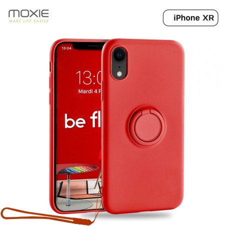 Coque iPhone XR BeFluo Rouge - Moxie