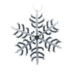 Flocon de neige blanc et...