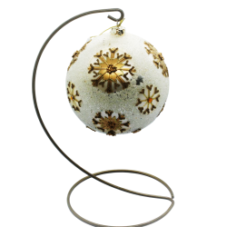 Support doré pour Boule de Noël