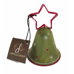 Cloches marque-place en métal – Décoration de table de Noël