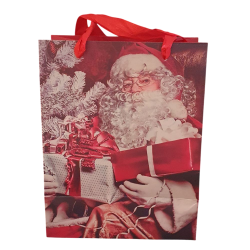 Sac cadeau Père Noël  23 x18 x 10 cm