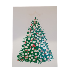 Carte double de noël "sapin de noël  " - Rossi