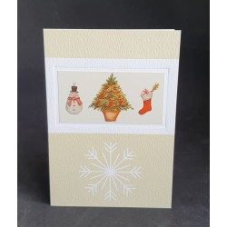 Carte de Noël double...