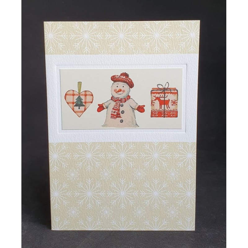 Carte de Noël double "Bonhomme de neige" - Picture Palace