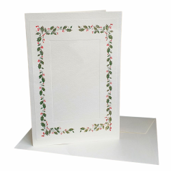 Carte de Noël "Feuilles de...