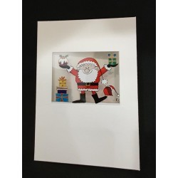 Carte double de Noël « Père noël »