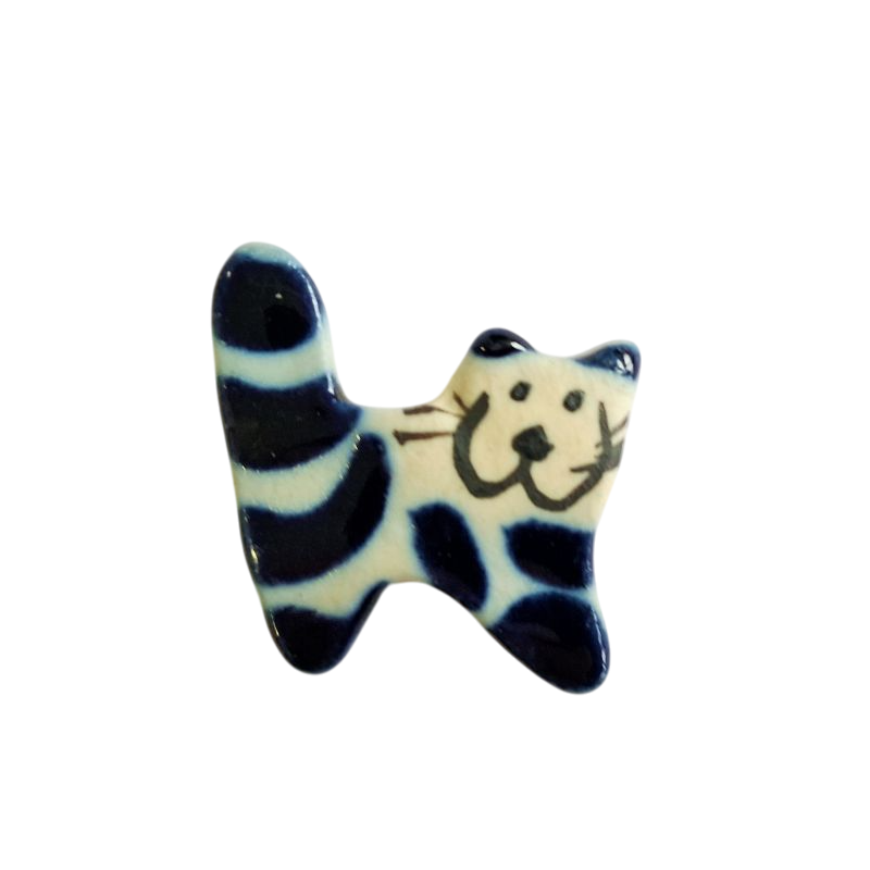 Miniature en céramique – Chat debout