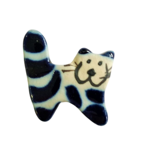 Miniature en céramique – Chat debout