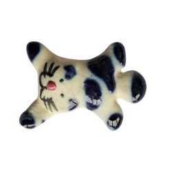 Miniature en céramique – Chat étiré à rayures