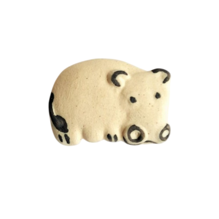 Miniature en céramique – Hippopotame