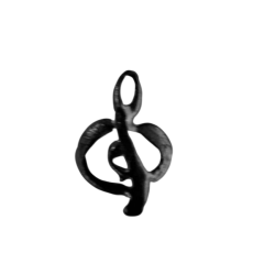 Miniature en céramique – Clef de sol