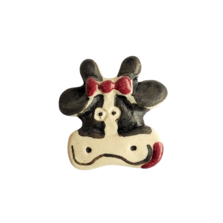 Miniature en céramique – Tête de vache