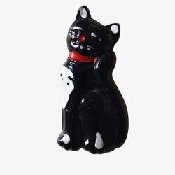 Bouton en métal JHB "Chat...