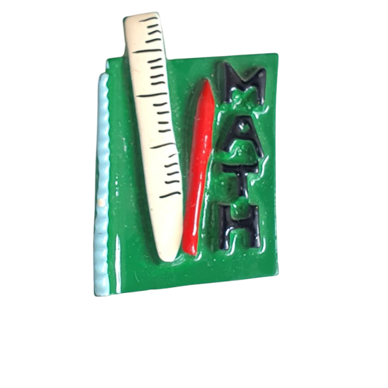 Bouton JHB - "Livre de Math vert"
