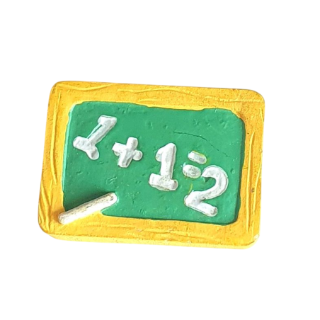 Bouton JHB - "Ardoise jaune et verte"